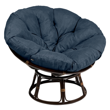 CLASSIC ACCESSORIES Montlake Water-Resistant 50" Papasan Cushion, Heather Indigo 60-540-045501-EC